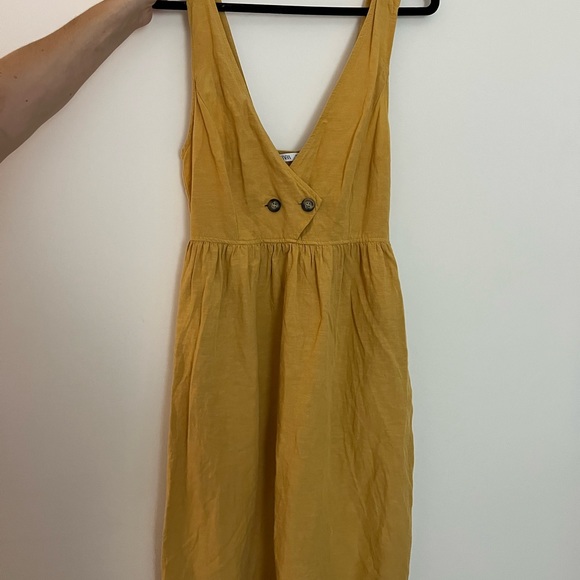 Zara summer dress with pockets, US M - Picture 1 of 3